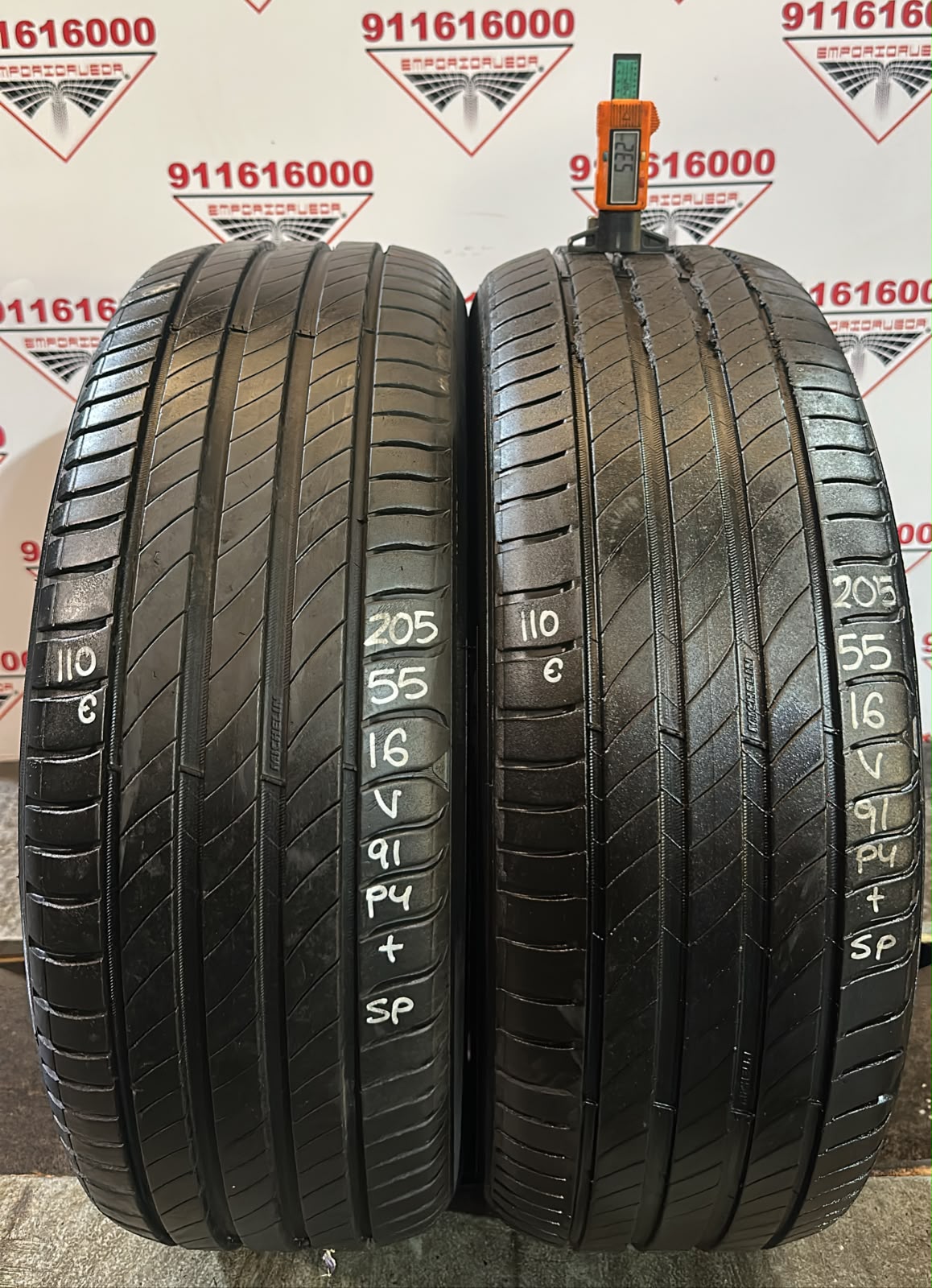 MICHELIN PRIMACY 4 USADO  205/15 R16 91 V